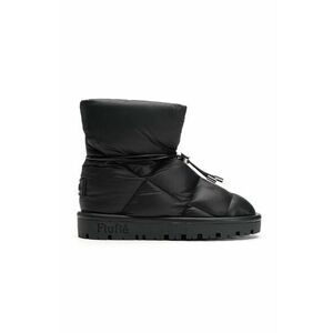 Flufie cizme de iarna Metallic culoarea negru imagine