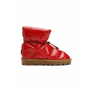 Flufie cizme de iarna Shiny culoarea rosu imagine