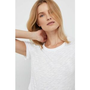 Sisley tricou femei, culoarea alb imagine