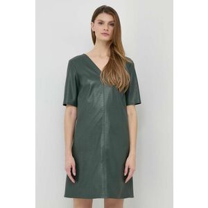 Max Mara Leisure rochie culoarea verde, mini, drept 2416620000000 imagine