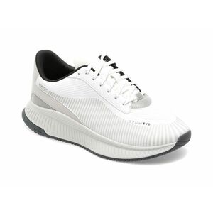 Pantofi BOSS albi, 3493, din material textil imagine