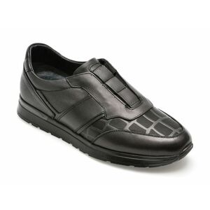 Pantofi AXXELLL negri, NY201, din piele naturala imagine