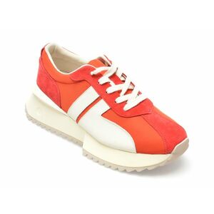 Pantofi EPICA rosii, 80788, din piele naturala imagine