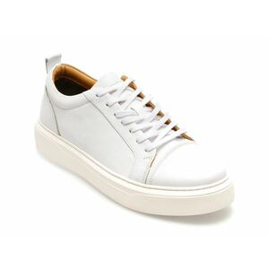 Pantofi OZIYS albi, M3, din piele naturala imagine