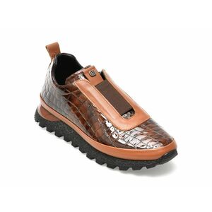 Pantofi FLAVIA PASSINI maro, 82901, din piele naturala lacuita imagine