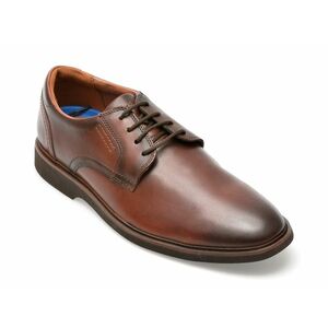 Pantofi eleganti CLARKS maro, MALWOOD LACE, din piele naturala imagine