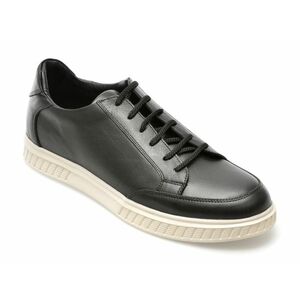 Pantofi OTTER negri, EF426, din piele naturala imagine
