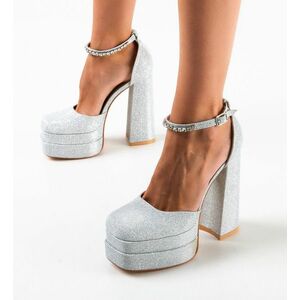 Pantofi dama Kierran Argintii imagine