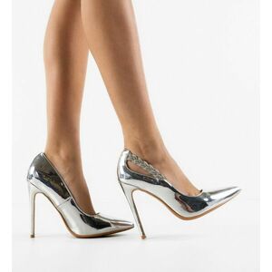 Pantofi dama Peeta Argintii imagine