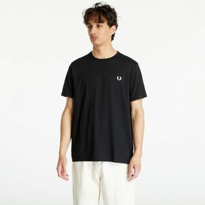 FRED PERRY Ringer Tee Black imagine