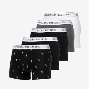 Polo Ralph Lauren Stretch Cotton Five Classic Trunks Black/ Grey/ White imagine