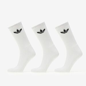 adidas Trefoil Cushion Crew Socks 3-Pack White imagine