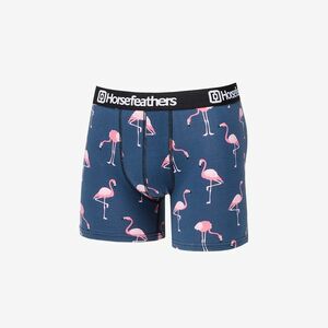 Horsefeathers Sidney Boxer Shorts Blue/ Flamingos Print imagine