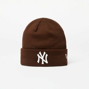 New Era New York Yankees League Essential Cuff Knit Beanie Hat Nfl Brown Suede/ Off White imagine