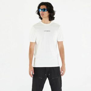 C.P. Company Jersey Blurry Logo T-Shirt Gauze White imagine