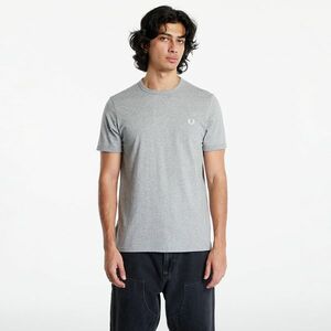 FRED PERRY Ringer T-Shirt Steel Marl imagine