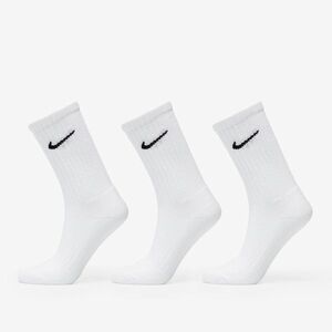 Nike Cushioned Training Crew Socks 3-Pack White imagine