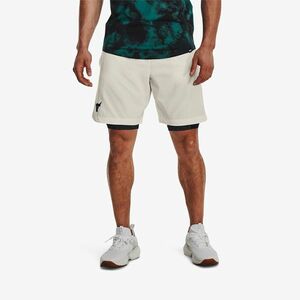 Under Armour Project Rock Woven Shorts White imagine
