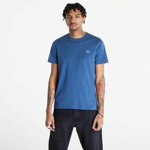 FRED PERRY Crew Neck T-Shirt Midnight Blue/ Light Ice imagine