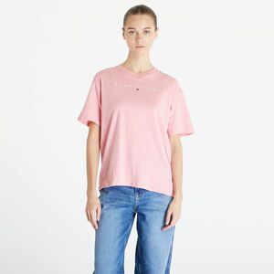 Tommy Jeans Relaxed New Linear Short Sleeve Tee Tickled Pink imagine