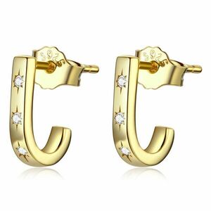 Cercei din argint Golden J Earrings imagine