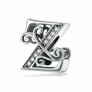 Talisman din argint cu Litera Z din Poveste imagine