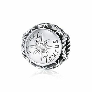 Talisman din argint Taurus Zodiac Sun imagine