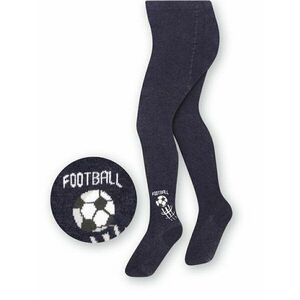 Ciorapi copii bumbac jeans melanj cu fotbal Steven S071-183 imagine
