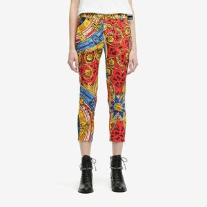 Imbracaminte Femei Moschino Printed Crop Pants Multi imagine