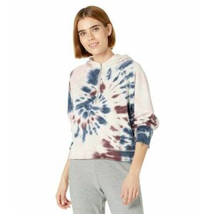 Imbracaminte Femei Chaser Linen French Terry Batwing 12 Zip Pullover Hoodie Tie-Dye imagine