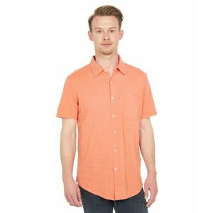 Imbracaminte Barbati Mod-o-doc Montana Short Sleeve Button Front Shirt Burnt Orange imagine