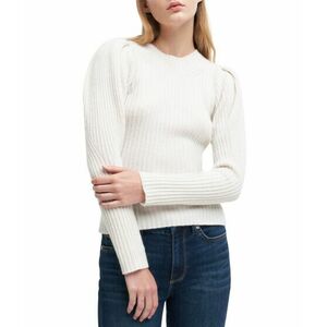 Imbracaminte Femei 7 For All Mankind Tuck Puff Sleeve Sweater Ivory imagine