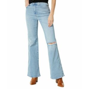 Imbracaminte Femei Madewell 11quot High-Rise Flare Jeans in Eversfield Wash Knee-Rip Edition Eversfield Wash imagine
