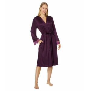 Imbracaminte Femei Hanro Lovis Long Sleeve Silk Blend Robe Sumac imagine