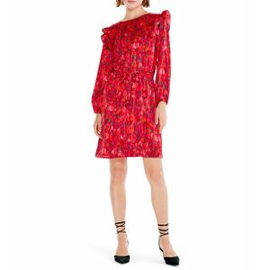 Imbracaminte Femei NICZOE Mix and Mingle Dress Red Multi imagine