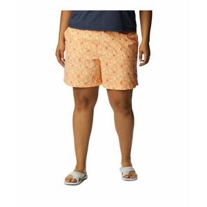 Imbracaminte Femei Columbia Plus Size Sandy Rivertrade II Printed Shorts PeachMini Hibiscus imagine