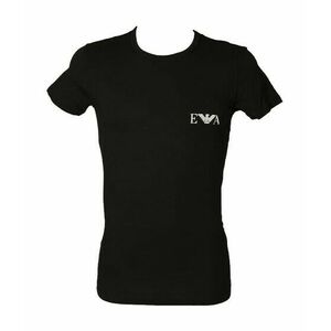Imbracaminte Barbati Emporio Armani Bold Monogram 2-Pack T-Shirt BlackBlack imagine