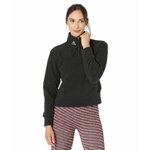 Imbracaminte Femei adidas Golf Fleece 14 Zip Jacket Black imagine