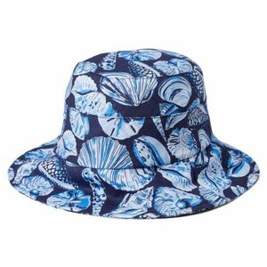 Accesorii Femei Vera Bradley Recycled Cotton Sun Hat Morning Shells Blue imagine