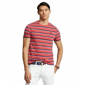 Imbracaminte Barbati Polo Ralph Lauren Classic Fit Color-Blocked Jersey T-Shirt Spring Red Multi imagine
