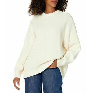 Imbracaminte Femei Show Me Your Mumu Crosby Sweater White Textured Knit imagine