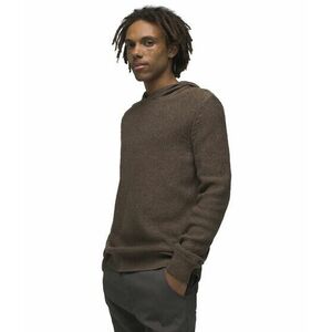 Imbracaminte Barbati Prana North Loop Hooded Sweater Slim Fit Sepia imagine
