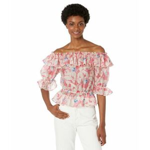 Imbracaminte Femei Ted Baker Harina Off-the-Shoulder Top with Elasticated Waist Mid Pink imagine