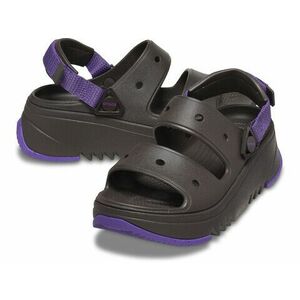 Incaltaminte Femei Crocs Classic Hiker Xscape Sandal EspressoNeon Purple imagine