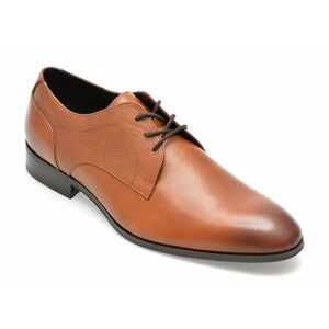 Aldo Pantofi de piele bărbați, culoarea maro imagine