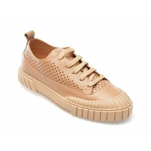Pantofi casual GOLD DEER maro, 1187060, din piele naturala imagine