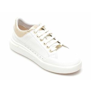 Pantofi GEOX albi, D36QFA, din piele naturala imagine