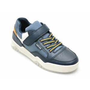 Pantofi pentru copii GEOX bleumarin, din piele ecologica imagine