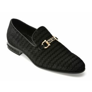 Pantofi eleganti ALDO negri, BOWTIE001, din material textil imagine