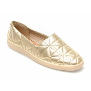 Pantofi casual ALDO aurii, QUILTEN711, din piele naturala imagine
